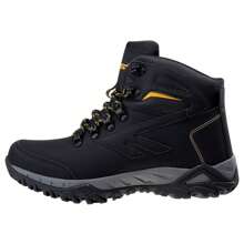Hi-Tec Mens Medin Mid Cut Walking Boots (Black/Lime) - Black - View 2