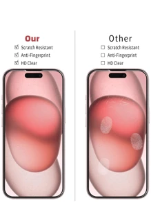 4pcs High Definition Tempered Glass Screen Protectors Compatible With IPhone 16/IPhone 16 Pro/IPhone 16 Plus/IPhone 16 Pro Max/15/14/IPhone 13/12/IPhone 11/XS/6/7/8 Plus/Se2/Se3 Gift For Birthday, Family, Friends Phone Screen Protector, Phone Accessories