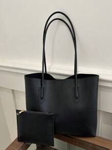 Bolso de hombro tipo tote con estampado de cocodrilo y monedero, ligero y de estilo casual de negocios, perfecto para estudiantes universitarias, novatas y trabajadoras de oficina. Adecuado para la oficina, la universidad, el trabajo, los negocios, los desplazamientos, exteriores, viajes y salidas. Bolso con bolsillo para monedas, mochila escolar de gran capacidad y portátil, informal de negocios, para adolescentes, mujeres y estudiantes universitarias.