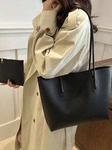 Bolso de hombro tipo tote con estampado de cocodrilo y monedero, ligero y de estilo casual de negocios, perfecto para estudiantes universitarias, novatas y trabajadoras de oficina. Adecuado para la oficina, la universidad, el trabajo, los negocios, los desplazamientos, exteriores, viajes y salidas. Bolso con bolsillo para monedas, mochila escolar de gran capacidad y portátil, informal de negocios, para adolescentes, mujeres y estudiantes universitarias.