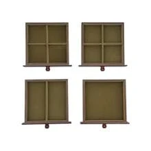 Boîte à bijoux en bois à 6 niveaux avec miroir et 4 tiroirs, organisateur de bijoux pour colliers, bracelets, montres. Idéal pour la rentrée scolaire et le stockage en dortoir.