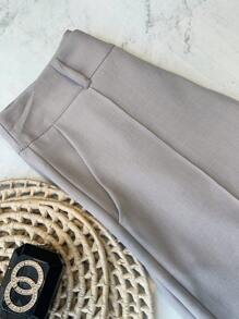 Women's Tailored Shorts, Casual Everyday Wear, Fits Well, Fresh And Comfortable Fabric, Soft Fabric, New Collection. - 淺灰色 - 查看 3