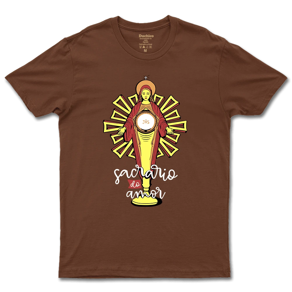 Catholic T-Shirt For Women And Men - Tabernacle Of Love - Rỉ Nâu - Xem 1