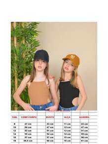 Knitted Bodysuit For Girls - Gỗ đỏ - Xem 6