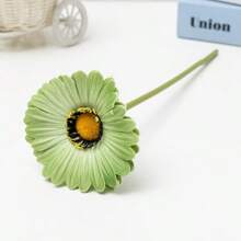 1支人造非洲菊，仿真非洲雏菊，适用于家居装饰、客厅桌面摆设、生日、圣诞节、复活节、母亲节、婚礼和订婚等场合的家居装饰。 - 彩色 - 查看 10