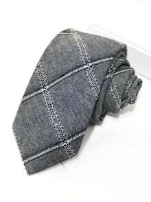 1 chiếc vải polyester nhẹ họa tiết kẻ caro mặc thường ngày dạo phố, phong cách Anh bốn mùa - Nhiều màu - Xem 7