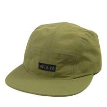 Anth Co Strapback 5 Panel Waterproof Straight Brim Cap - Verde - Ver 2