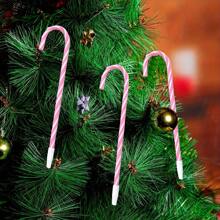 10/20Pcs Candy Cane Pen Christmas Pink Pens With Black Ink For Christmas Holiday Santa Claus Gift New Years Home Party Christmas Decorations Decor Party Gift