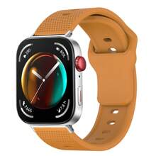 1 pieza Correa deportiva reversible de silicona reemplazable compatible con Huawei Watch Fit 3, banda de reloj inteligente cómoda y transpirable