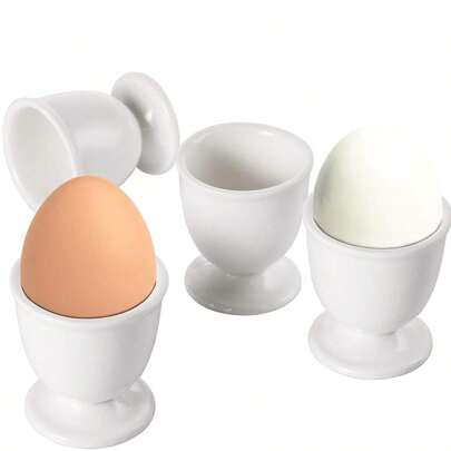 4/8/12pcs Egg Cup Set, Soft Boiled Egg Stand For Breakfast And Lunch, Halloween, Christmas & Easter Gift, Egg Cup, Egg Holder, Egg Rack, Practical Egg Stand, Tableware