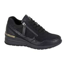 Cipriata Womens/Ladies Ada Glamour Trainers (Black) - Black - View 1
