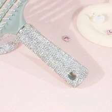 1 件 Bling Bling Bling 刷子套装，男女通用，钻石闪亮，人造钻石，适合湿发或干发，防缠结刷子，适合长发、浓密发、稀疏发、自然卷发 - 多色 - 查看 6