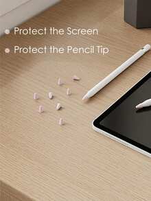 8 件装 Apple Pencil 笔尖兼容第 1/2 代，耐磨电容笔头，兼容 iPad 触控笔替换笔尖应用广泛更耐磨 - 彩色 - 查看 5