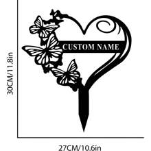 1pc Custom Border Collie Memorial Stake Sign Custom, Pet Grave Markers Sign,Border Collie Sign With Stake,Pet Loss Gift,Sympathy Sign,Remembrance Stake, Personalized Bufterfly Garden Stake, Cat Grave Marker