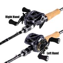 Kit Completo De Pesca Vara de 1,80 Com Carretilha 19 rolamentos