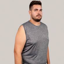 Kit 3 Camisetas Regata Machão Masculina Plus Size Dry Fit
