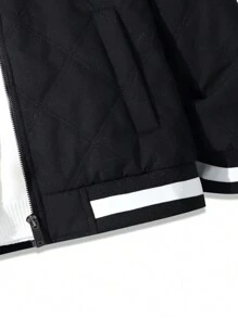 1pc Girls Teenagers Versatile Casual Outdoor Sport Thicken Fleece Jacket For Autumn/Winter