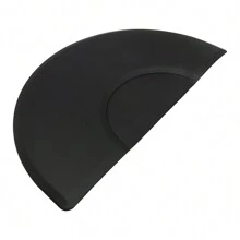 Tapete para piso de salón, tapete antifatiga para silla de barbería, para base de silla, tapetes para piso de belleza, tapete cómodo para oficina, 3 pies x 5 pies (semicírculo)