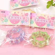 1 件/3 件随机颜色可穿戴手环减压球坐立不安，甜甜圈减压感官成人，挤压球派对礼品袋填充物 - 多色 - 查看 8