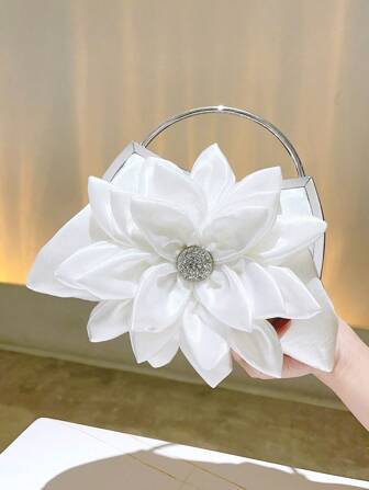 Versatile Fashion Women Clutch Bag, Suitable For Formal Dress, Wedding, Bridesmaid, Elegant Floral Party Evening Handbag, Tready Party Bags,Perfect For Party, Wedding, Prom, Dinner/Banquet, Perfectly Matching With Prom Dresses For Women, Prom Accessories,Sequin Dress Women,Sparkly Dress,Elegant Dresses For Women, Elegant Prom Bag