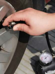 Mini Inflador de neumáticos de coche, Bomba de compresor de aire portátil, Eléctrica para neumáticos de coche - Multicolor - Ver 3