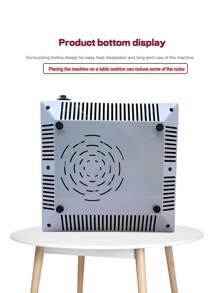 Nail Dust Collector With Strong Power & High-Speed Fan, Nail Salon Equipment With Dust Collection Box, Efficient Filtration & Easy To Clean, Japanese-Style Desktop Nail Art Cleaner, White Square Machine, USB Port For Charging Mobile Phones