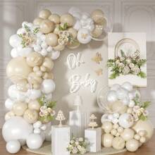 146/141/138/135/133 Bộ vòng hoa bóng bay, Thích hợp cho đám cưới, tiệc cô dâu, tiệc độc thân, kỷ niệm, sinh nhật, chủ đề, đồ trang trí tiết lộ giới tính - Nhiều màu - Xem 17