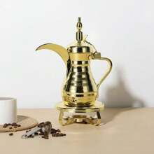 Stainless Steel 304 Gold Textured Coffee Pot, Tea Kettle, Water Pot, Spout Pot, Palace Pot Back To School