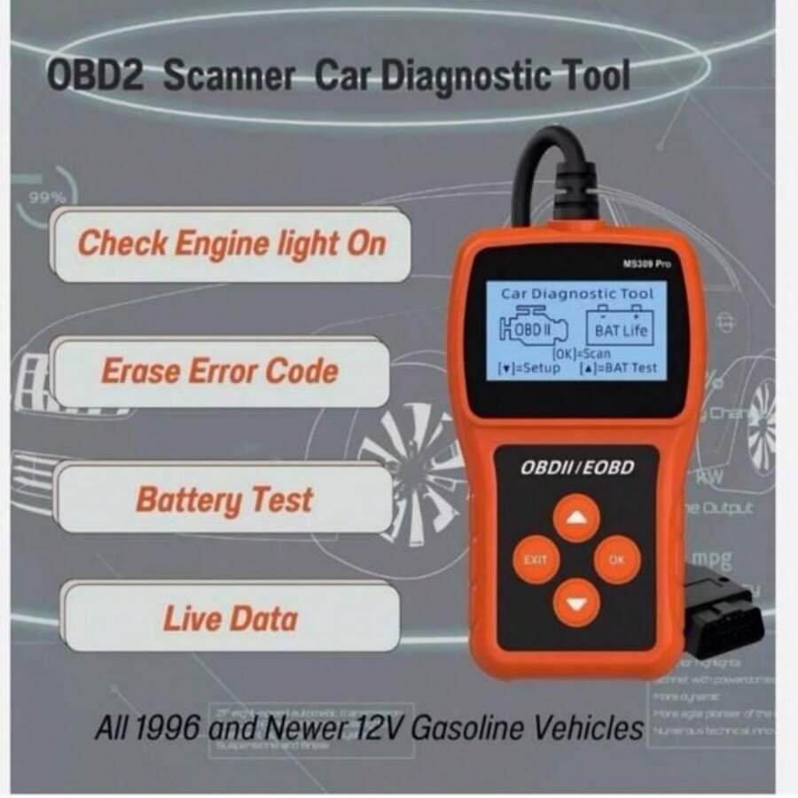 Fault Code Reader For Cars Check Engine Light Vehicle Diagnostic Scan