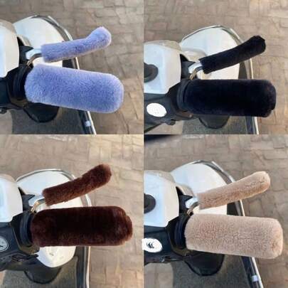 4/8 piezas Cubierta para manillar de bicicleta de montaña, cubierta para manillar resistente al frío y cálida en invierno, cubierta para manillar de freno