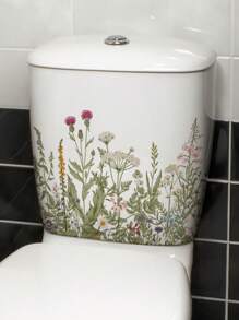 1 件绿色植物图案装饰贴纸、贴纸、墙贴、乙烯基贴花用于家居装饰、春季装饰品让您的家焕然一新、节日装饰贴纸礼物生日毕业