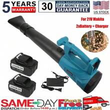 For 18V Makita Battery Cordless Leaf Blower 6 Speed Electric Leaf Blower Home US,Garden Tools