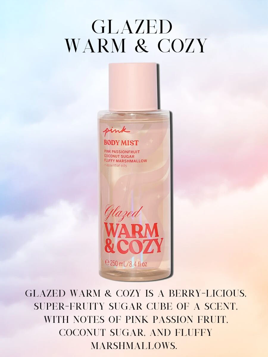 Victoria's Secret Victoria Secret VS Body Mist Fragrance Pink Perfume Love Spell Amber Romance Coconut - Tráng men ấm áp và ấm cúng - Xem 1