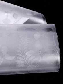 Phim dán kính tĩnh điện in hình cỏ bốn lá 1M/3M, Phim cửa sổ PVC trong mờ chống thấm nước và chống tia cực tím, Dùng cho phòng khách, phòng ngủ, phòng ăn, phòng tắm, Miếng dán kính chống nhìn trộm - Trong sáng - Xem 7