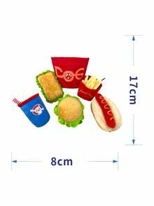 宠物的乐趣尽在汉堡家族桶装玩具中。节日期间，给您心爱的小宝贝一份独特的惊喜。汉堡家族桶装宠物咀嚼玩具采用色彩缤纷的童话般的设计，由耐用材料制成，可保护您与宠物的玩耍时间。让您的宠物通过有趣的咀嚼释放能量，陪伴它们度过每一个快乐的时刻。 - 彩色 - 查看 2