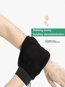 摩洛哥土耳其浴磨砂手套去角质身体面部晒黑按摩手套去角质手套随机颜色沐浴淋浴洗漱家居浴室装饰秋季装饰返校 - 彩色 - 查看 2