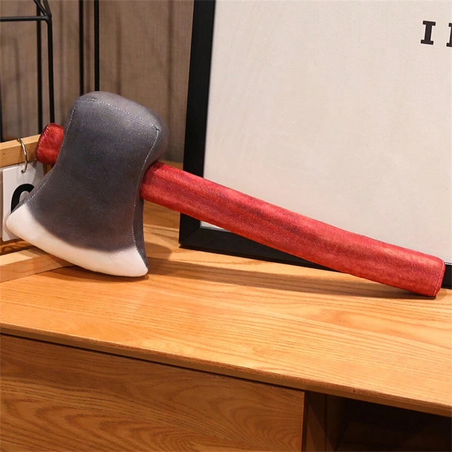 毛绒斧头形娃娃，柔软舒适，家居装饰，各种节日的完美礼物