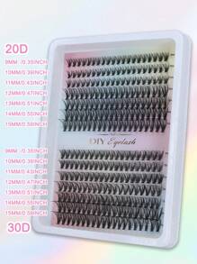 280 de gene individuale, clustere, 10D+20D/20D+30D/30D+40D/40D+50D, gene mixte, bucle D, 14 rânduri, care arată ca extensii de gene, aplicare manuală acasă - D - Vizualizare 9