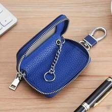 Monedero de llave con cerradura amortiguadora de golpes - Llavero portátil y ligero con función de control remoto, regalo para mujeres, hombres, Halloween, Día del Maestro, pequeños regalos, llavero para llaves, llavero para mujeres, portallaves para hombres, mini billetera