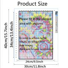 Foto-angepasster Kreuzstich-Bausatz, personalisierbar mit eigenen Fotos, handgefertigte bestickte Kreuzstich-Bausätze mit bedruckter Leinwand, Weihnachtsdekoration Geschenke