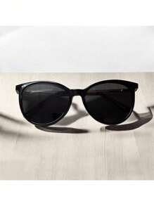 2-In-1 Round Clip-On Glasses Frames PRETTY 3007 - màu đen - Xem 6