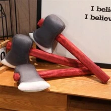 毛绒斧头形娃娃，柔软舒适，家居装饰，各种节日的完美礼物 - 彩色 - 查看 4