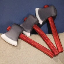 毛绒斧头形娃娃，柔软舒适，家居装饰，各种节日的完美礼物 - 彩色 - 查看 3