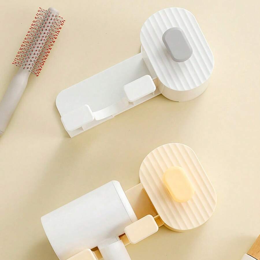 1pc Hair Dryer Stand Hair Dryer Shelf PerforationFree Bathroom Hair