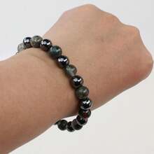1 Vòng tay hạt đá tự nhiên nhân tạo co giãn thời trang giản dị Punk có thể xếp chồng lên nhau nổi bật Vòng tay làm dịu lo âu cho nam nữ Unisex Vòng tay hạt đá tự nhiên Quà tặng cho ông bà Mẹ Bố Anh trai Anh trai Chị gái Em gái Quà tặng Giáng sinh Năm mới - L0316- - Xem 5