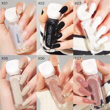 6PCS/Set 10ml Water-Based No Baking Quick-Drying Nail Polish, Nail Varnish Nail Lacquer For Women Nail Art DIY, Multicolor Optional - Multicolor - View 2