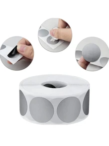 300pcs/Roll 1 Inch Scratch Off Stickers – DIY Scratch Off Labels Sticker For Party Activity Favors Stationery Sticker,Code Promo, Wedding Games,Party Favor,Jackpot Reward,Round Circle (Silver/Gold/Rose Gold)300pcs/30pcs - Multicolor - View 8