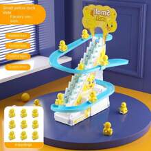 3-6 Years Old Kids Interactive Climbing Duck Toy - Electric Track, Educational Toy With Music And Lights, Ideal Birthday Gift - Multicolor - View 13