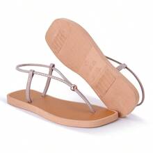 Flat Sandals For Women Flat Women Bloggers - Đồng - Xem 3