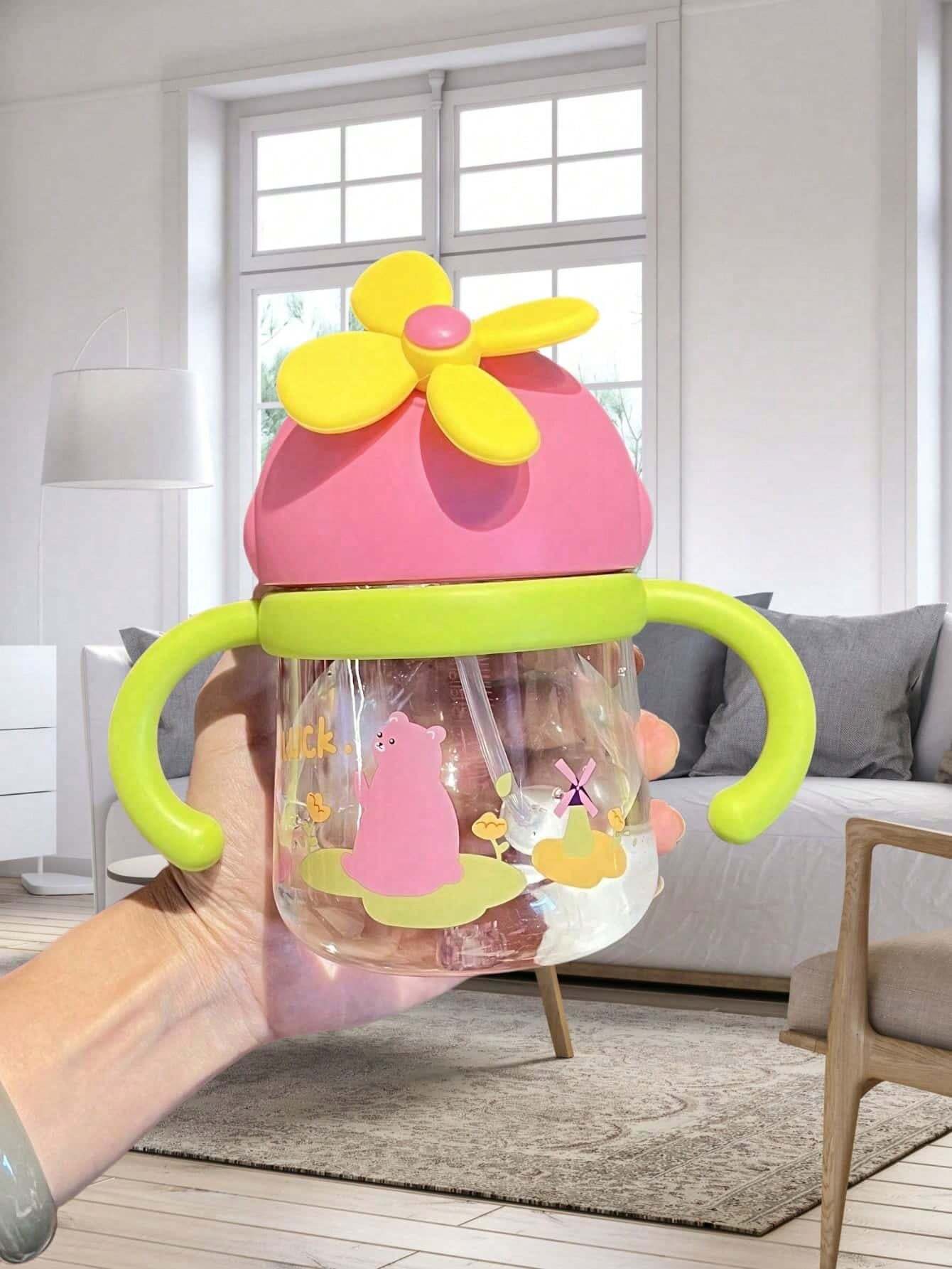 Toddler Straw Cup, Gravity Ball Drinking Cup, Baby Water Cup Suitable